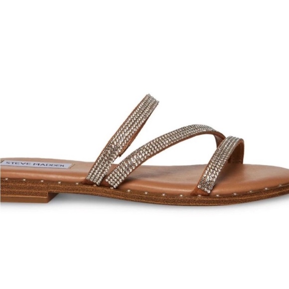 Steve Madden Loomi flat slide sandals new with tag size 8 - Picture 2 of 7